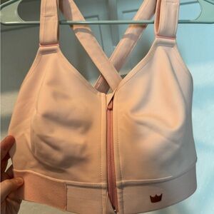 SHEFIT Light Pink Adjustable Sports Bra